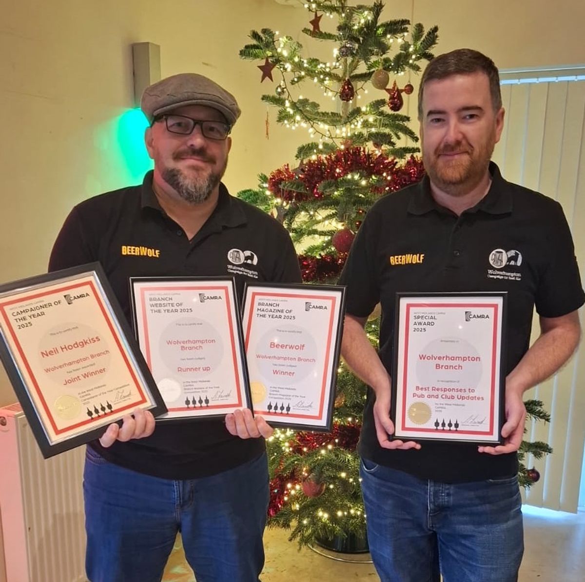 Campaigners from Wolverhampton recognised for hard work at annual regional CAMRA awards