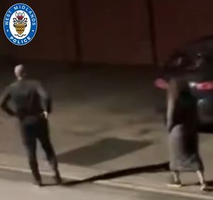 Do you recognise either of these two people? They are not considered suspects, however, police want to talk to them following a disturbance in Wolverhampton