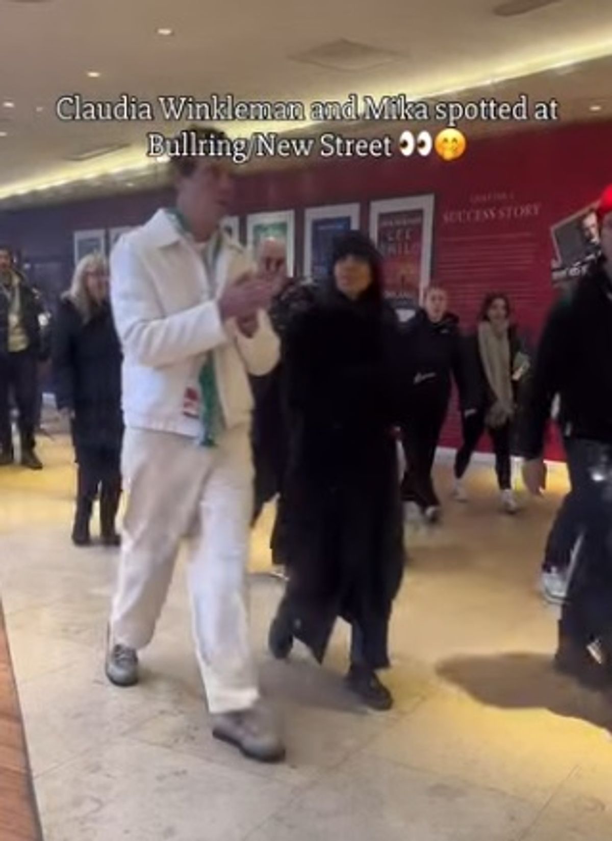 Birmingham New Street becomes celebrity spot as Traitors star Claudia Winkleman and pop star Mika came to town