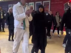 Supporting image for story: Birmingham New Street becomes celebrity spot as Traitors star Claudia Winkleman and pop star Mika came to town