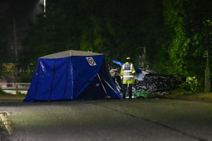 The scene of the crash on Oldbury Road, Smethwick. Photo: SnapperSK.