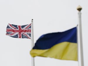 Supporting image for story: Flying Ukraine flags ‘a visible symbol of UK’s unwavering support’ – Government