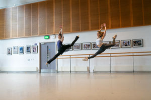 Eilis Small as Cat and Ruth Brill; photo Dasa Wharton