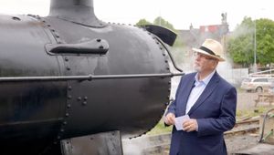 Telford Steam Railway welcomed Pete Waterman OBE who joined celebrations of 100 years of the heritage railway's steam locomotive No. 5619. Picture: Joshua Woodland/Telford Steam Railway.
