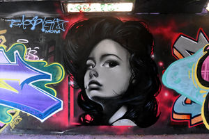 Graffiti art at Peel Street