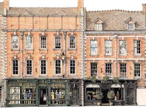 Supporting image for story: Can you spot Tintin and Snowy? Check out the latest stunning Shrewsbury Streetscape artwork