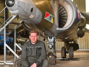Supporting image for story: Harrier jump jet among attractions at museum open day