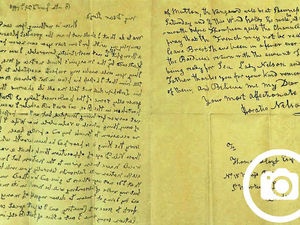 Supporting image for story: Rare Nelson letter under the hammer in Shrewsbury
