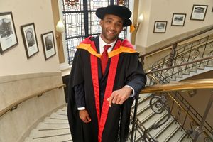 Jai Herbert was granted an honorary doctorate