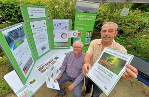 Campaigners Richard Watkins and Allan Wilson from Save our Shropshire