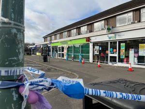 Supporting image for story: Police tape off scene outside Shrewsbury shops after incident