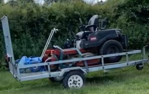 The trailer is believed to have been seen at a property in Stafford