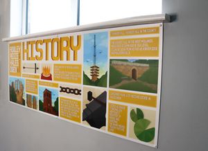 The artwork at Rowley Regis Railway Station