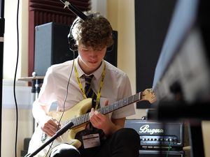 Supporting image for story: Budding musicians get taste of recording at Telford College