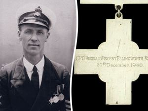 Supporting image for story: Rare George Cross awarded to Wolverhampton war hero who cleared Blitz mines up for auction