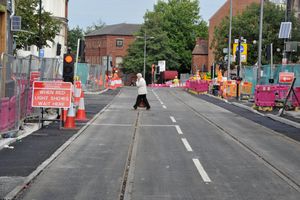 The route reopened today