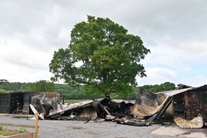 A spokesperson from Shropshire Fire and Rescue said, at one point, approximately 30 firefighters were battling the blaze