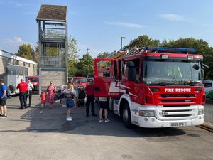 Supporting image for story: Fire station gives a warm welcome to open day guests
