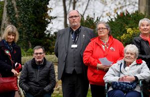 Councillor Shaun Keasey attended the remembrance service at the churchyard of All Saints Church, Sedgley, to honour the women fallen in war