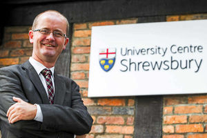 University Centre Shrewsbury's deputy provost Paul Kirkbright
