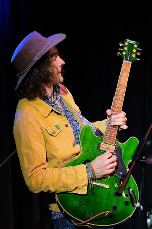 Remi Harris performs at The Edge Arts Centre, Much Wenlock. Photo: Bob May
