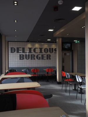 The redesigned Upper Gornal McDonald's restaurant