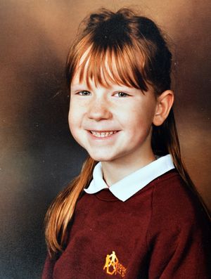 Eloise when she was a pupil at Condover C of E Primary School