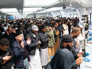 Supporting image for story: Park prayers moved indoors as Birmingham celebrates start of Eid al-Fitr