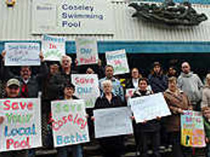Supporting image for story: Dexys man sings out against pool closure