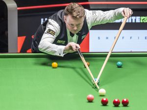 Shaun Murphy in action at The Crucible