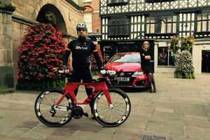 Supporting image for story: Shrewsbury car v bike challenge points way to wider speed controls