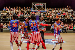 The Harlem Globetrotters in Birmingham. Credit: Chris Bowley
