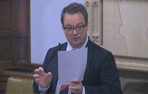 Dudley South MP Mike Wood speaking in the Westminster Hall debate