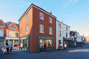 An artist’s impression of how the new building in Duke/Crown Street will look.