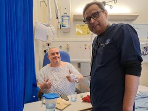 Supporting image for story: Walsall man is one of first to have robot surgery for cancer at Wolverhampton hospital