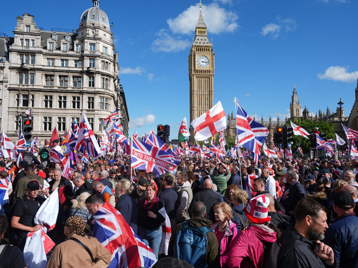 Dozens of anti-Muslim hate reports after Unite the Kingdom rally, charity says