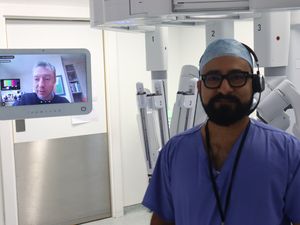 Supporting image for story: Surgery carried out at Black Country hospital by two consultants 170 miles apart in UK first