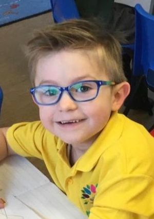 Ted today aged seven