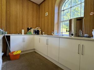 The chapel's kitchen. Picture: Halls Estate Agents/Rightmove
