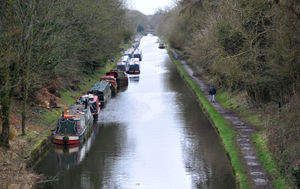 The Staffordshire Union Canal, near where the man was found