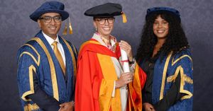 Jannicke Mikkelsen was awarded an honorary Doctor of Arts  