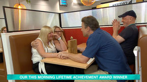 Colleen Green was left shocked and emotional as Jamie Oliver surprised her with the award. Photo: This Morning airs weekdays from 10am on ITV1, ITVX, STV and STV Player 