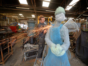 Supporting image for story: Black Country sculpture honouring frontline NHS workers is dismantled
