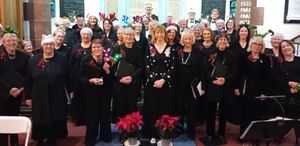 Sarah Garrett and Guilsfield Singers perform in Kinnerley Church