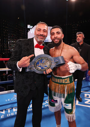 Monte Carlo, UK: Shabaz Masoud v Peter McGrail, IBO World & Vacant EBU European Super Bantamweight Title Fight.
6 December 2025
Picture By Mark Robinson Matchroom Boxing
Shabaz Masoud wins