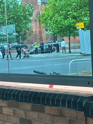 Police have been pictured on St Michael's Street. Photo: Kristopher Essom