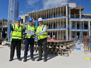 Supporting image for story: One year into construction, how is Shrewsbury hospital's multi-million-pound redevelopment taking shape?