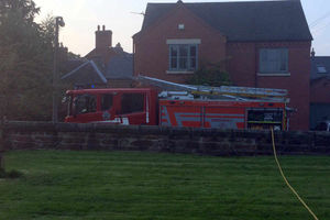 Firefighters at the scene. Photo: @SFRS_MDrayton
