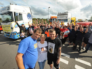 Supporting image for story: WATCH: Truckers unite for annual Black Country charity convoy
