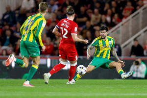 Alex Mowatt and his Albion colleagues were frustrated in Teesside. (Photo by Adam Fradgley/West Bromwich Albion FC via Getty Images)